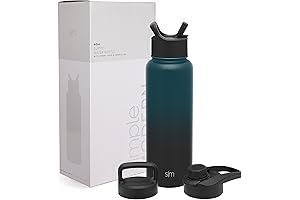 40oz Moonlight Summit Collection: Water Bottle with Straw, Handle, and Chug Lid