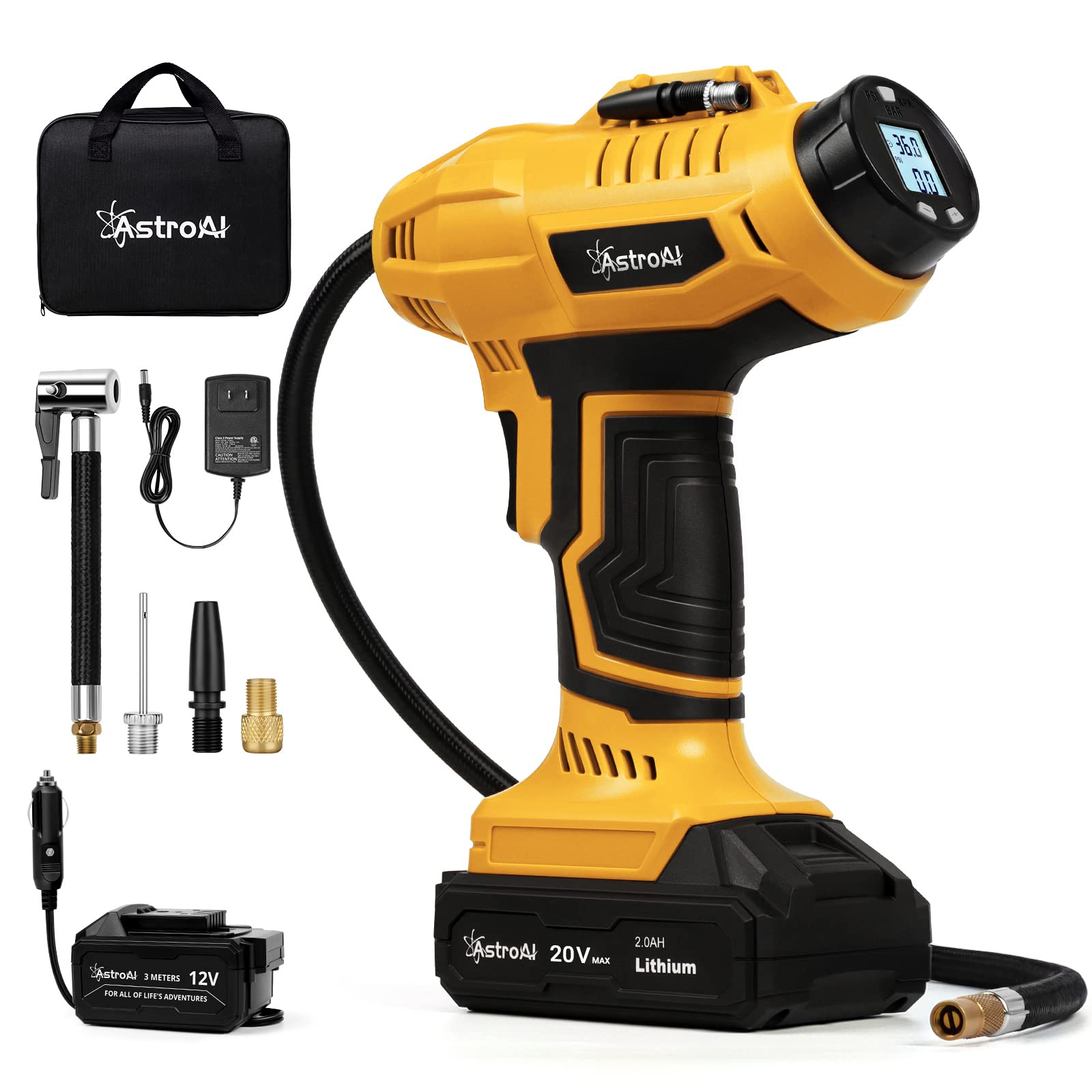 AstroAI Cordless Tire Inflator Air 