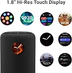 WiiM Sound Smart Speaker with 1.8″ Touch Display, Hi‑Res 24‑bit/192 kHz, AI RoomFit™ Room Correction, 100W Peak, Wi‑Fi 6E/Bluetooth 5.3, Multi‑Room & Stereo Pairing, Remote Included, Black