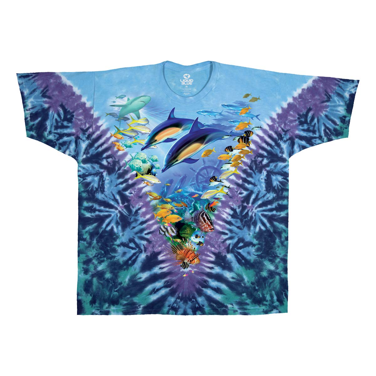 Liquid Blueunisex-adult Caribbean Treasure T-shirt T-Shirt