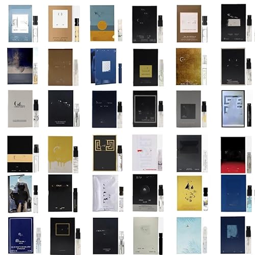 Muestras de colonia de gama alta para hombres, selección aleatoria, juego de muestras de fragancias de diseñador para hombre, tamaño mini regalo