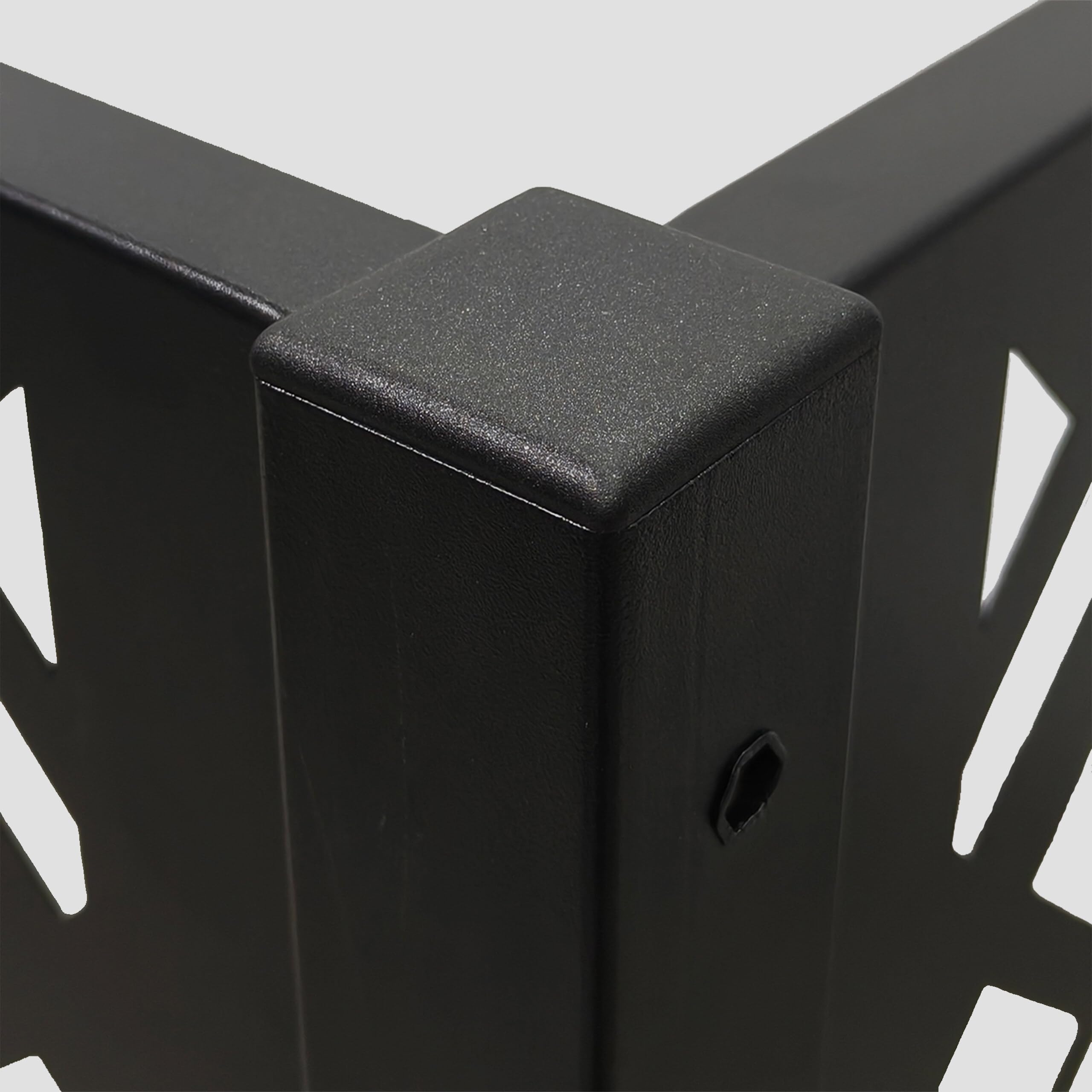 Relaxdays Habillage poubelles Diamond, Brise-Vue modulaire 140 x 240 cm Noir