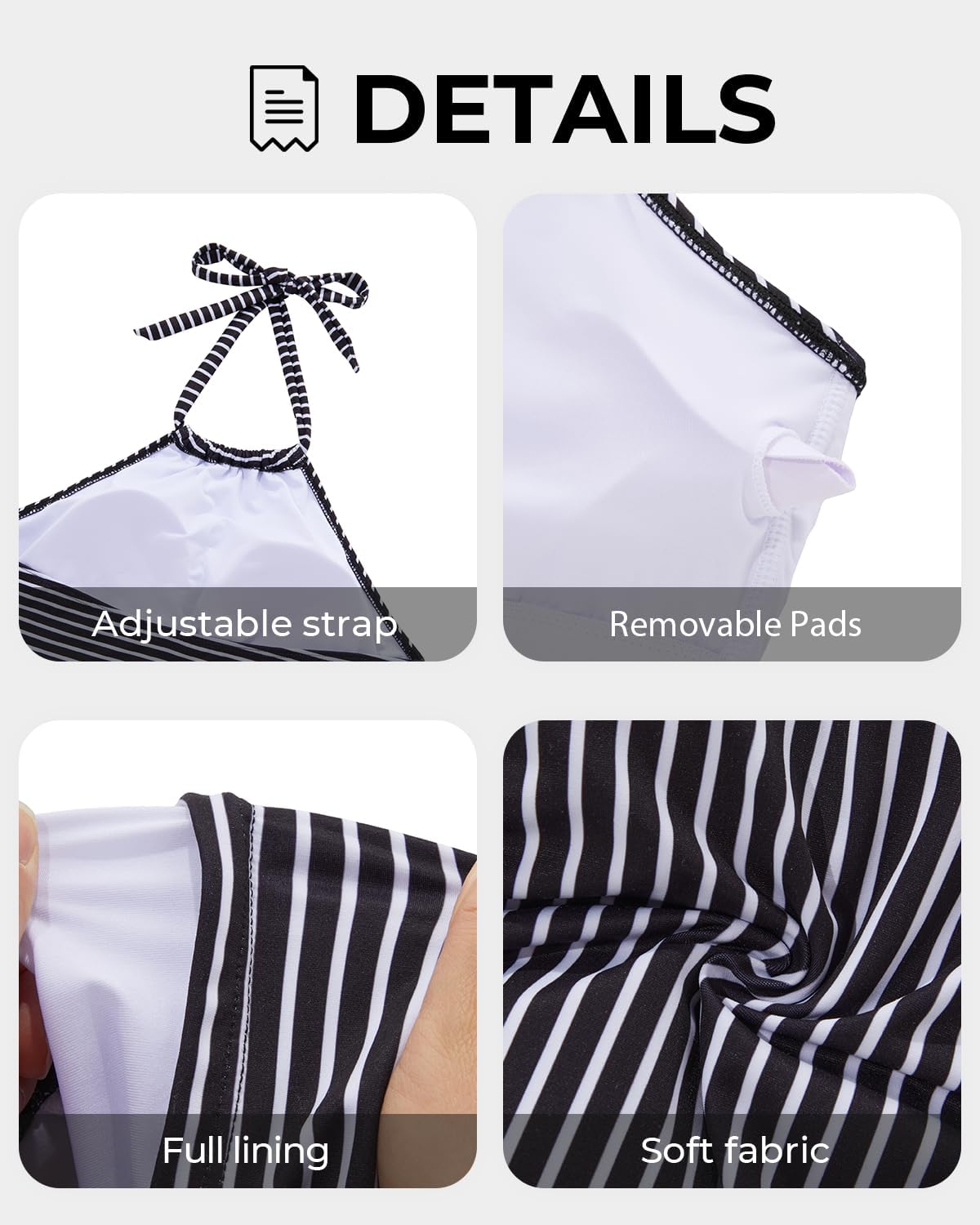 Women Swim Top - High Neck Bikini Top Only Halter Swimsuit Bathing Suit 2026 - Image 4