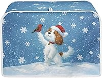 Vista 304 de Marbling Butterfly Print 2 Slice Toaster Dust Cover, Kitchen Small Appliance, Anti Dust and Fingerprint Bread Machine Cover