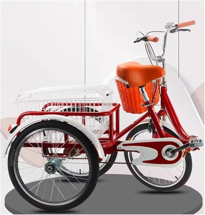 Triciclo Plegable para Adultos con Cesta y Suspensión 20 pulg miniatura 2