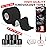 5 Rolls Kinesiology Tape, 2 inch x 16.4 Feet Waterproof Athletic Tape, Uncut Kinetic Tape, Muscle Tape, Sports Tape, Knee Tape for Exercise and Daily Use - Black