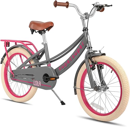 Miniatura 13 de JOYSTAR Bicicleta para niñas pequeñas y niños de 3 a 10 años, bicicleta para niños de 14, 16 y 18 pulgadas, con ruedas de entrenamiento y frenos de