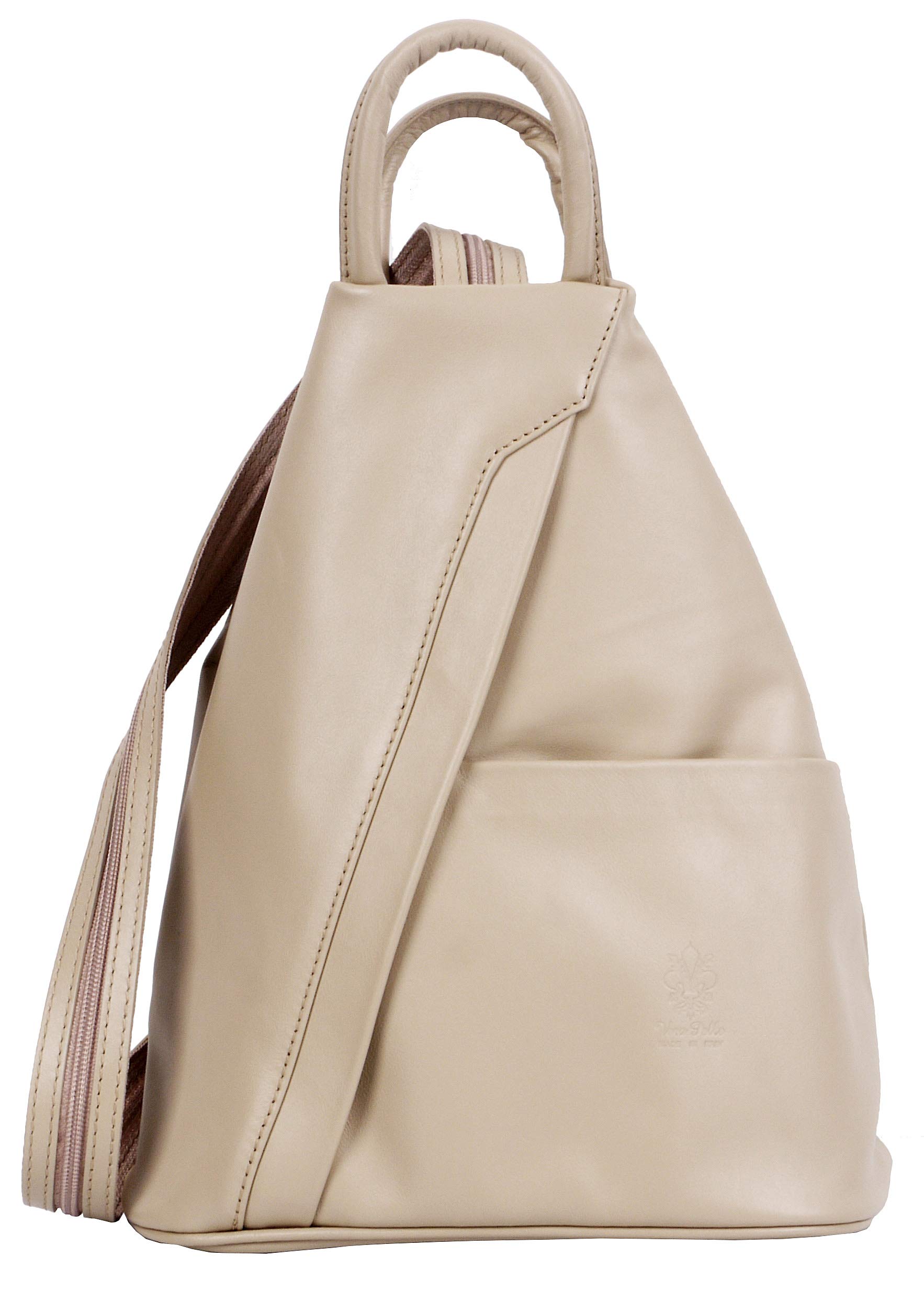 Primo Sacchi Ladies Soft Leather Top Handle Shoulder Bag Backpack