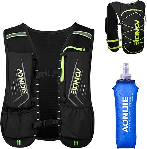 Miniatura 21 de Azarxis Chaleco de Hidratación para Correr Mochila 5L 5.5L para Mujeres y Hombres para Correr en Senderos Carrera de Maratón Ciclismo Senderismo #2