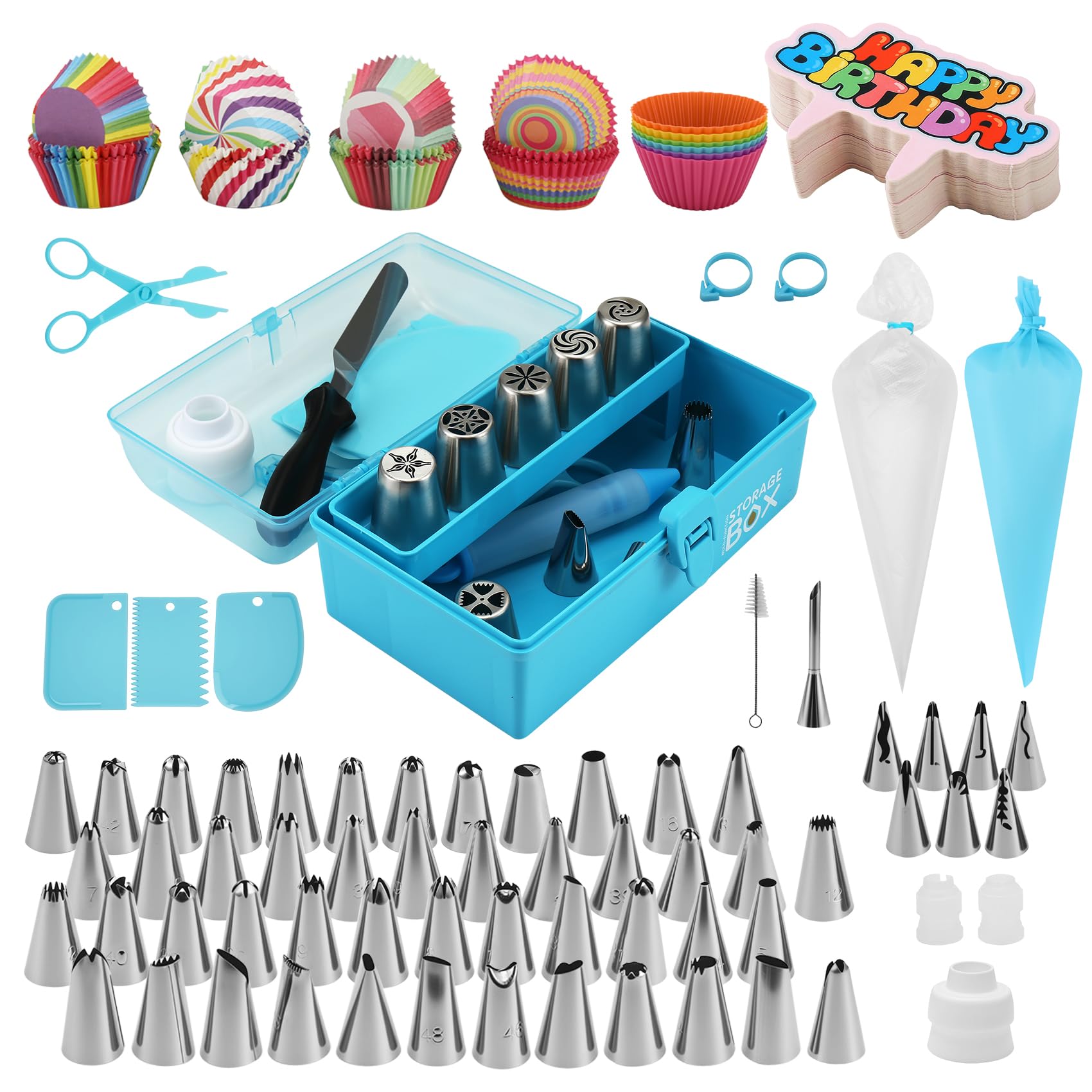 Poches à douille et kit de décoration de gâteaux pour des cupcakes réussis