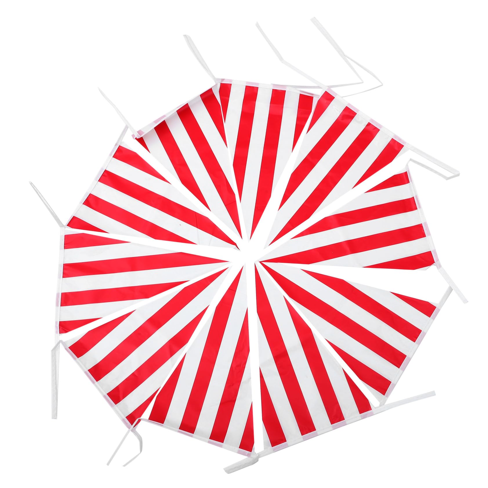 Vaguelly 5zestawy Sztuk Czerwono-białych Flag Partyjnych Girlanda Dekoracyjna Przyjęcie Idealna Urodziny Wesele Shower i Inne Okazje Tematyczne