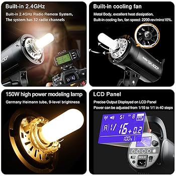 [新品未使用] Godox SK400II スタジオライト Amazon.com : Godox SK400II Professional Compact 400Ws Studio
