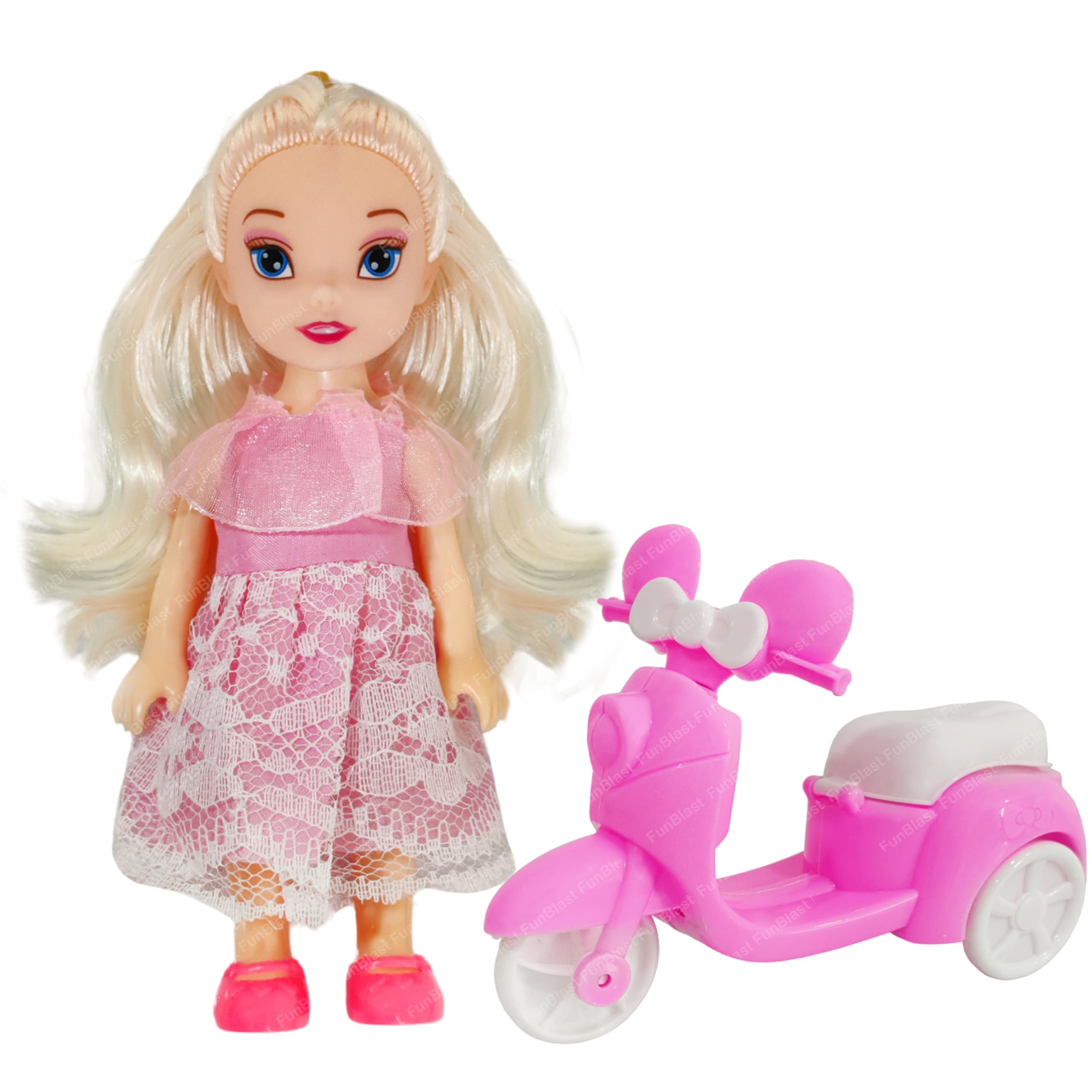FunBlast Dolls for Girls – Doll with Scooter Toy for Girls, Realistic Doll Toy for Kids, Dolls for 3+ Years Girls, Toys for Girls (Random Color) (B0CZ3RQCCD) Amazon Price History, Amazon Price Tracker