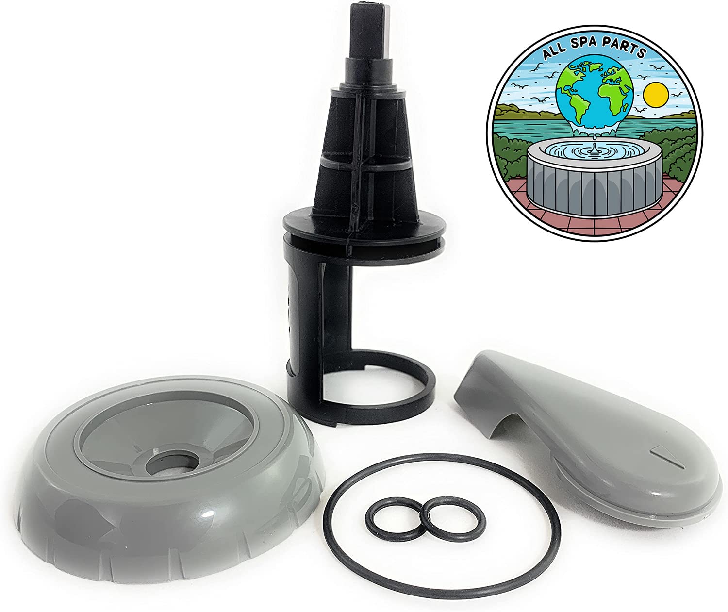 Spa & Hot Tub Covers Buy Spa Hot Tub Diverter Water Valve Gray O Ring Cap Stem Kit Reinforced Handle Spas & Hot Tubs - Foto 9