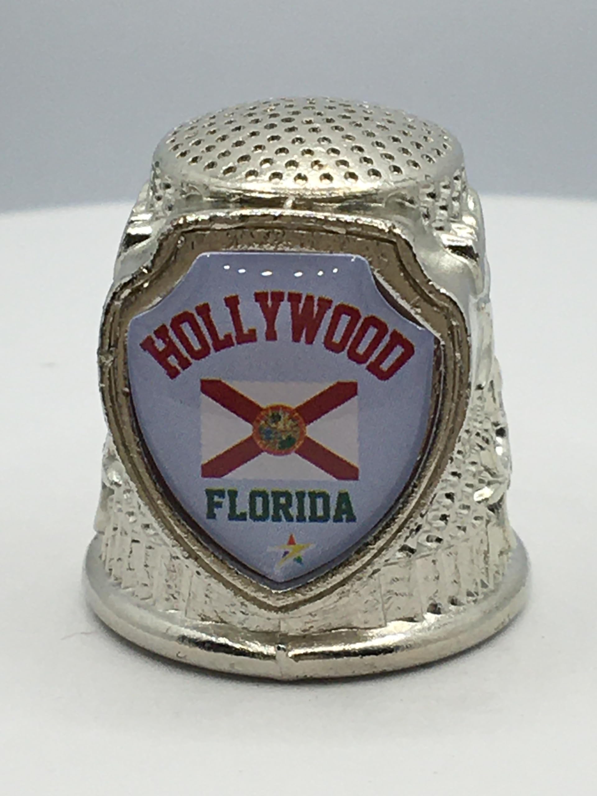 646 Hollywood (Florida) City Collectible Souvenir Thimble