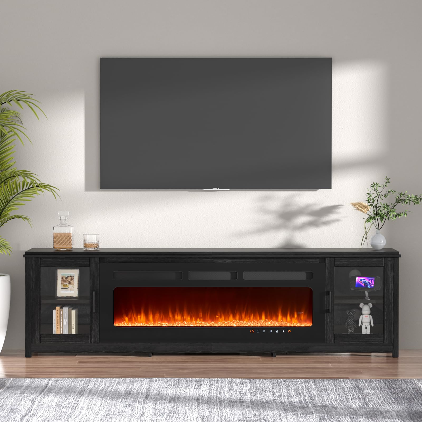Fireplace TV Stand, Entertainment Center with 50