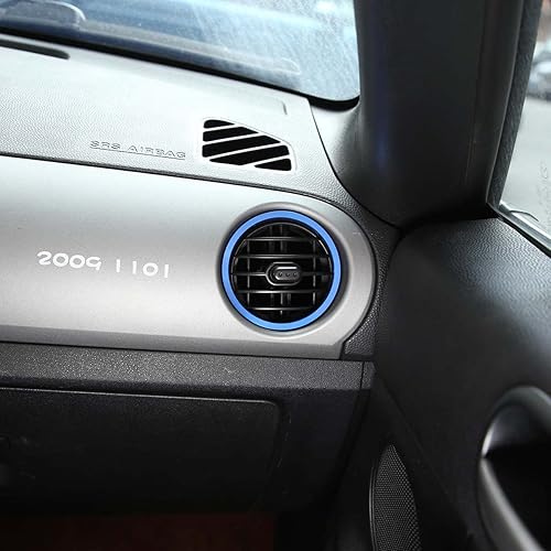 Miniatura 3 de Para Mazda MX-5 2009-2015 modelos de aire acondicionado automotriz salida de aire acondicionado anillo decorativo aleación de aluminio accesorios