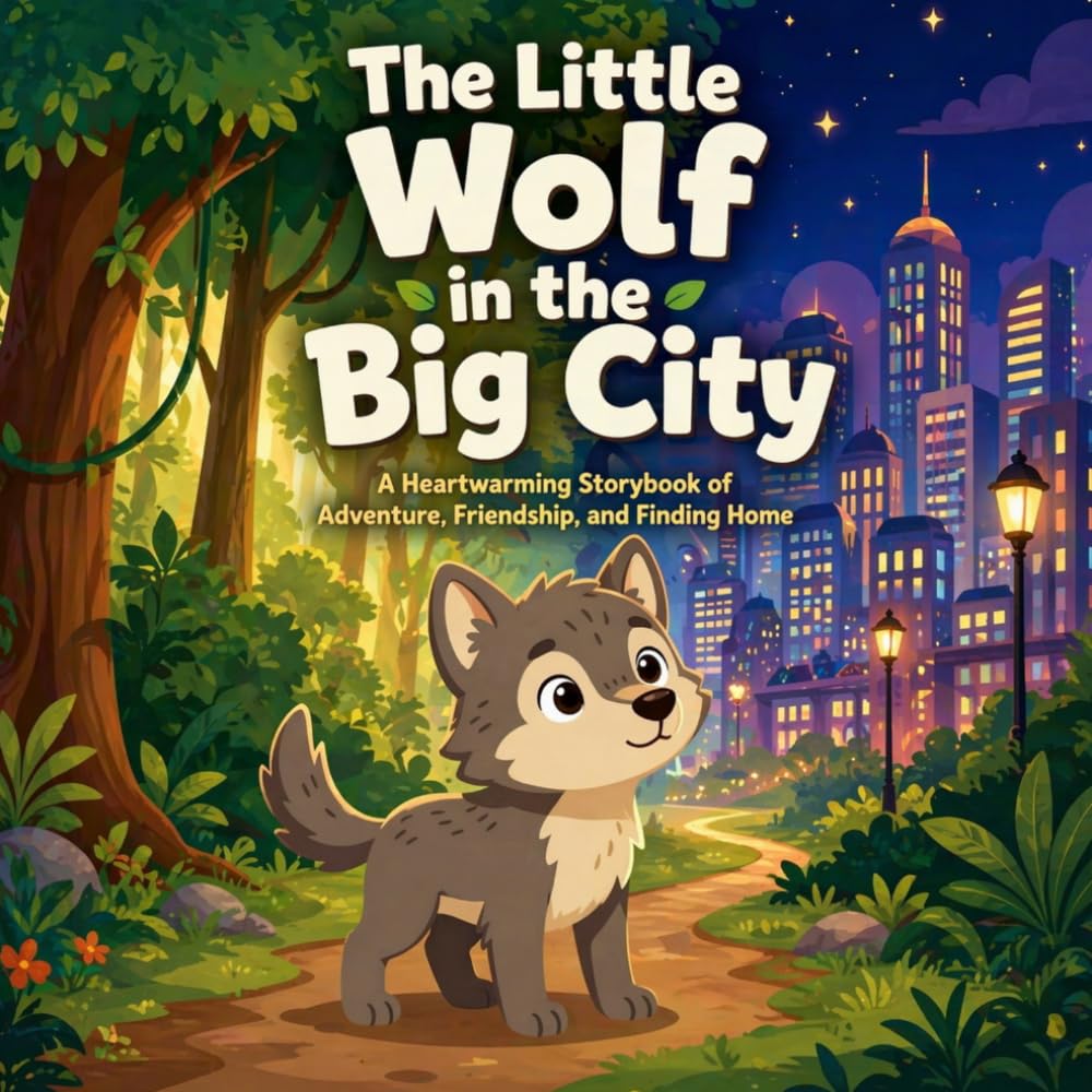The Little Wolf in the Big City: A Heartwarming Storybook of Adventure, Friendship, and Finding Home