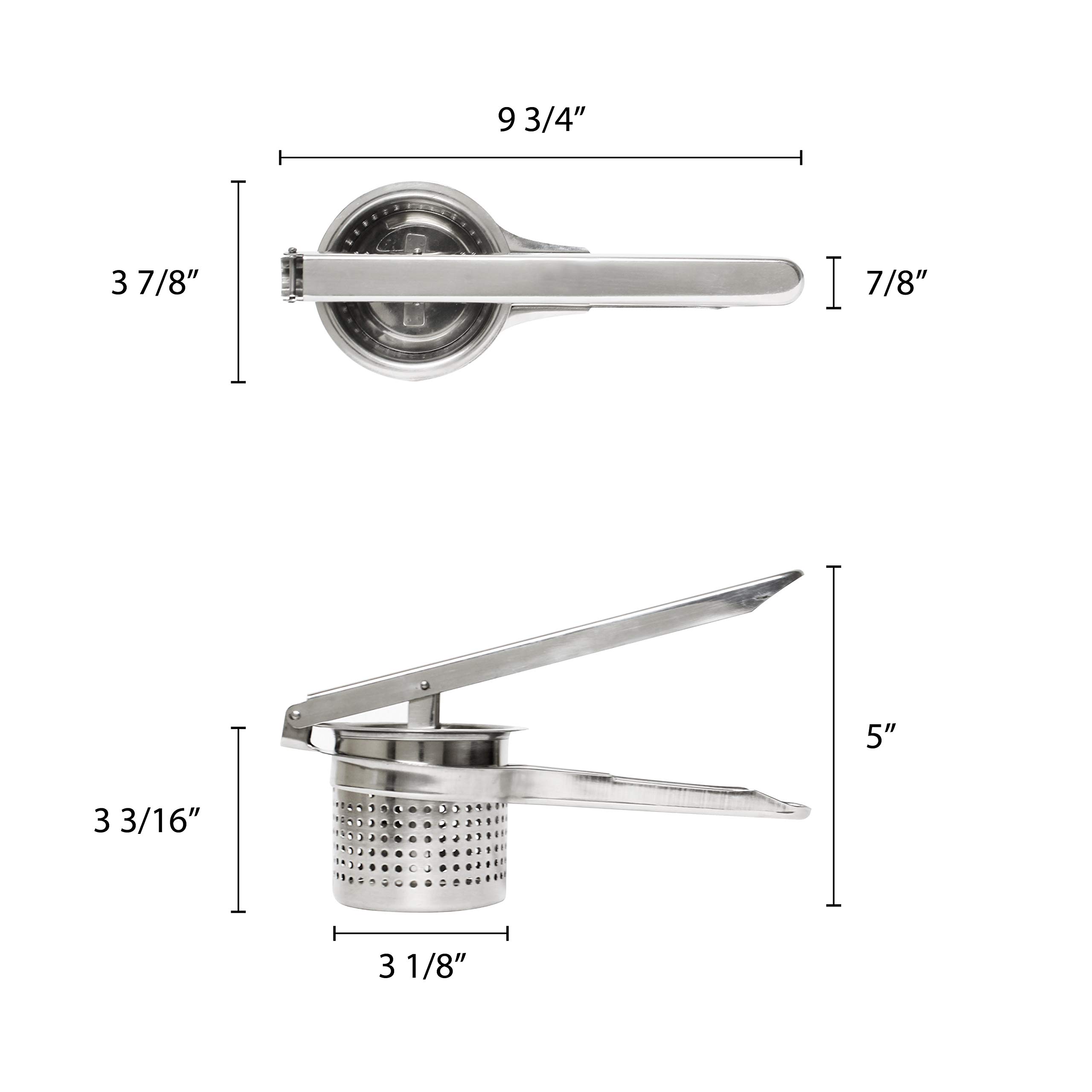 Restaurant Essentials Economic potato ricer, stainless steel, comes in each