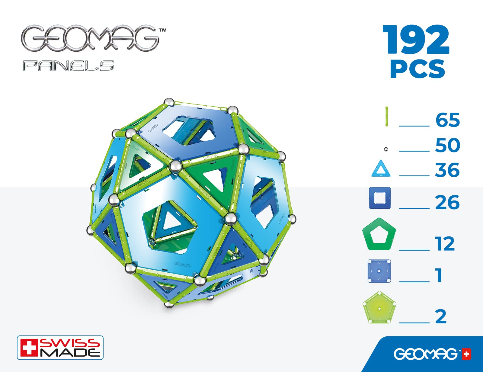 Geomag 464 zabawki budowlane i budowlane, 192 sztuki