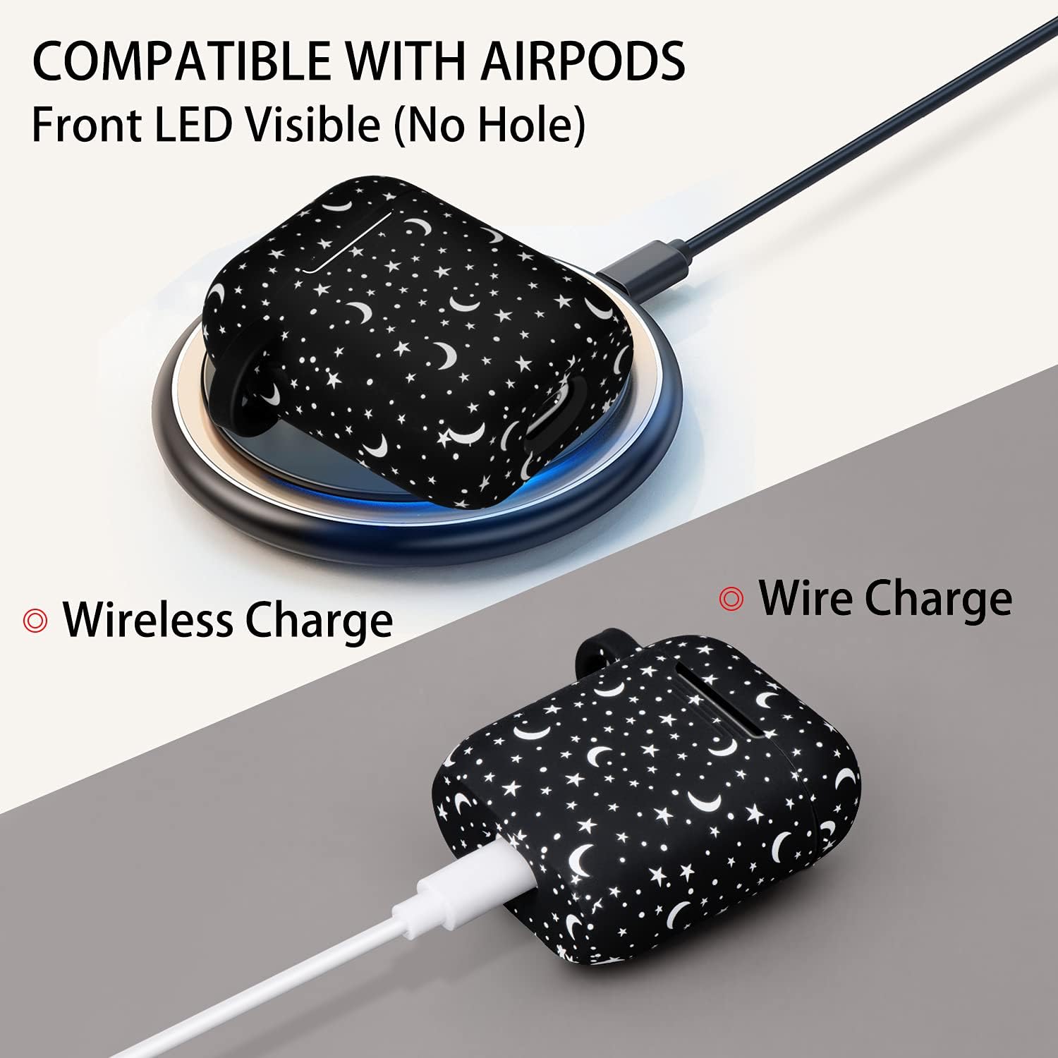 Discount 70% Forrrest Airpods Case Cover for Apple AirPods 2&1 Star Moon Starry Sky Print Design Silicone Protective Skin Airpods 2&1 Accessories with Keychain for Girls Women Boys (Sky) Limited Forrrest Airpods Case Cover for Apple AirPods 2&1 Star Moon Starry Sky Print Design Silicone Protective Skin Airpods 2&1 Accessories with Keychain for Girls Women Boys (Sky)