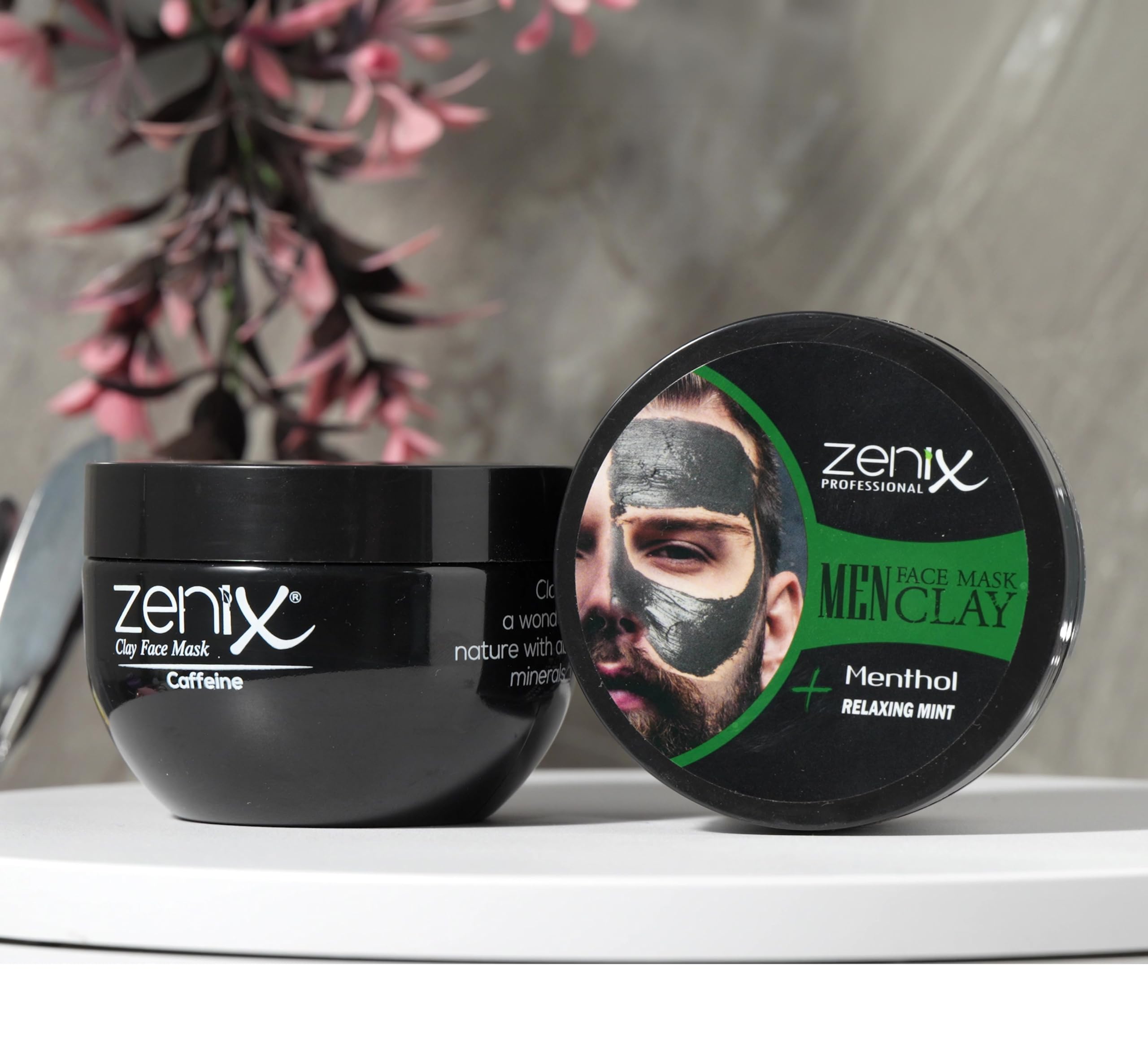 Zenix Men Clay Face Mask Mint Mentollü Kil Maskesi 350 gr : Amazon