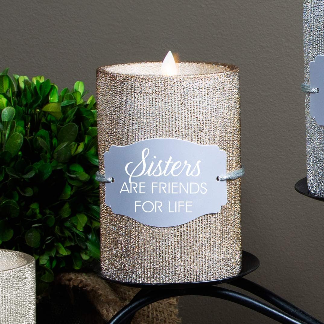Pavilion Gift Company - Sister - Realistic LED Flame Candle