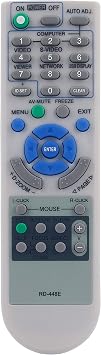 RD-448E 7N900923 Replace Remote Control fit for NEC Portable Projector NP-V260 NP-V300X NP-V300W NP-V260X NP-V260-R NP-V260X-R NP-V300X-R NP-V300W-R V230X V260 V260W V260X V300W V300X V260R NP-V230X