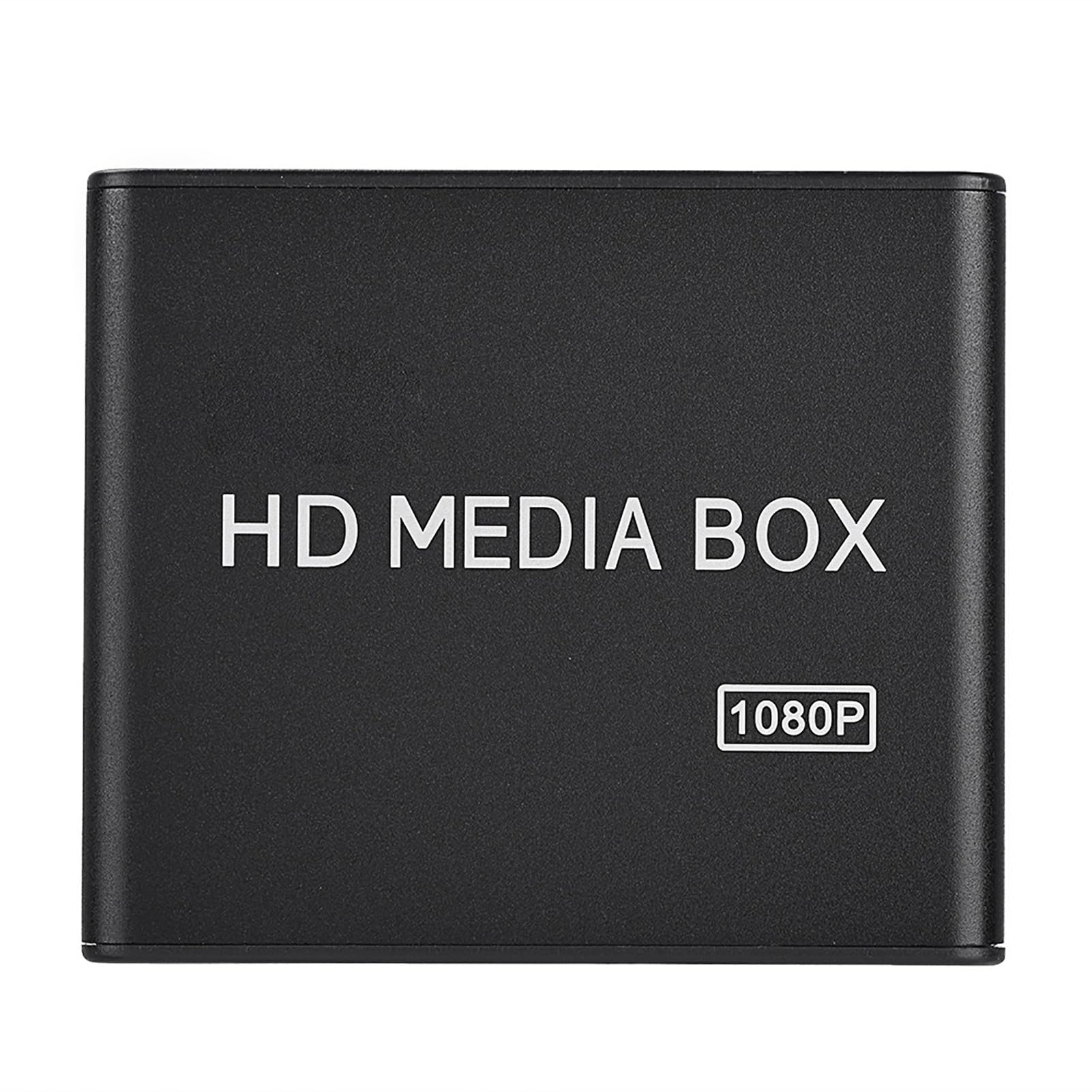 Reproductor de Vídeo Full HD de 110-240 V, Reproductor de Vídeo Mini Box Media Player, Reproductor Multimedia 1080P, Fácil de Instalar para Juegos en Casa (Enchufe de la UE)