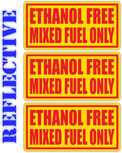 Miniatura 4 de Calcomanía de vinilo reflectante solo para combustible diésel solo gasolina, solo combustible mixto, adhesivo  Tanque de transferencia de puerta de