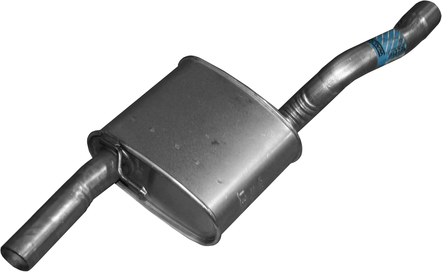 Walker Quiet-Flow SS 53372 Direct Fit Exhaust Muffler Assembly 2" Inlet (ID) 2" Outlet (OD) for Ford Focus