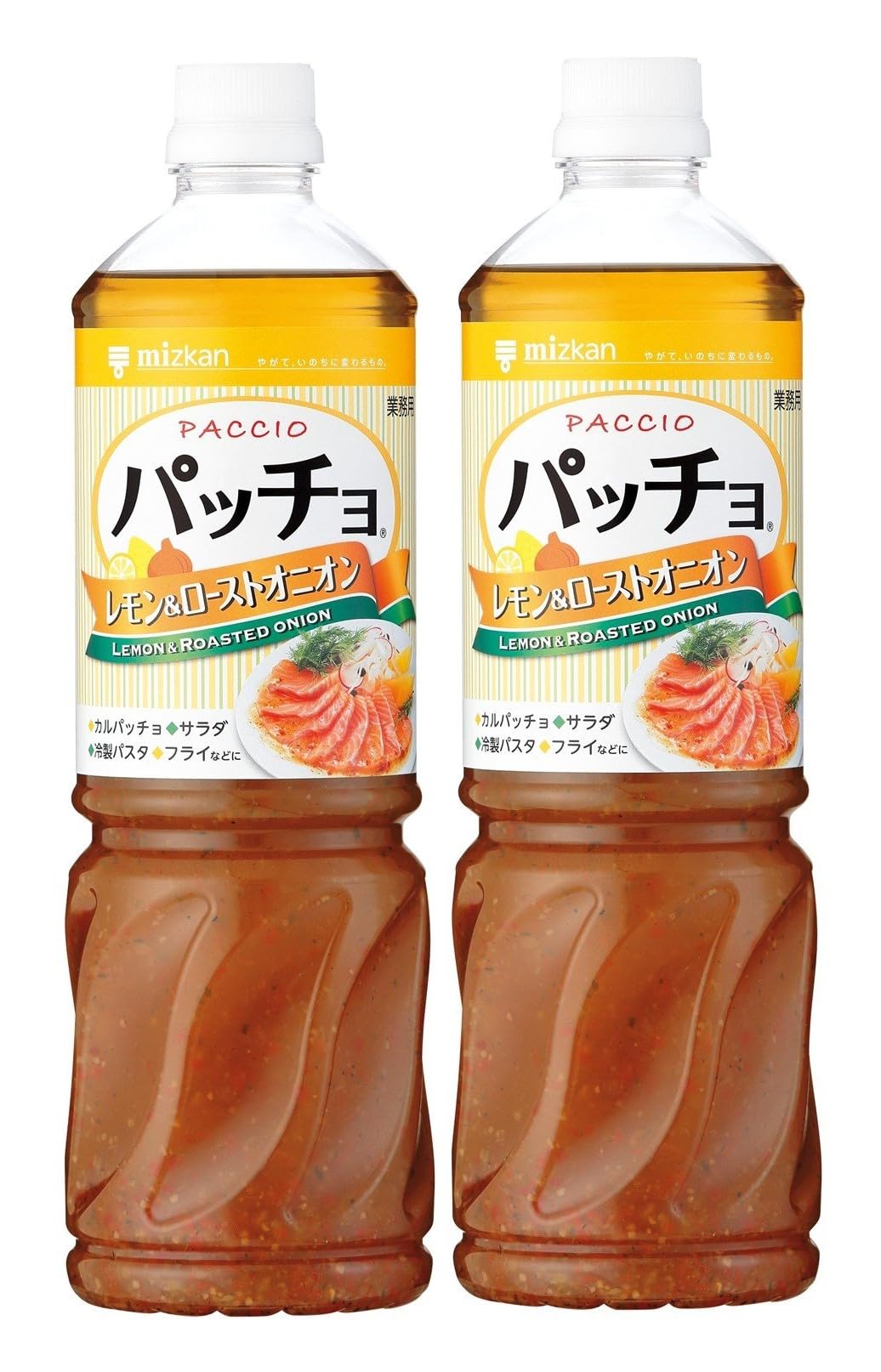 ミツカン 業務用 パッチョ レモン&ローストオニオン ドレッシング 1L×2本 [ カルパッチョソース ]