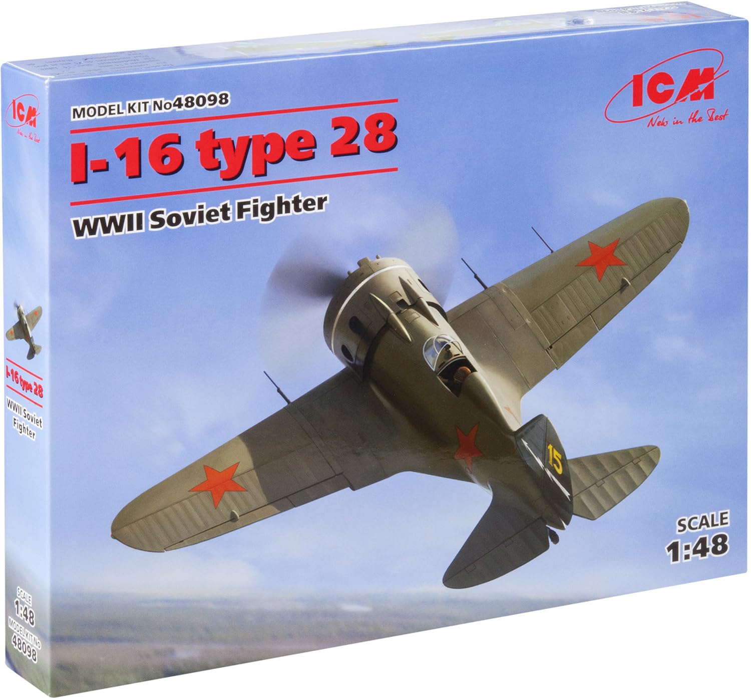 Amazon | ICM 1/48 ソビエト空軍 ポリカルポフ I-16 タイプ28