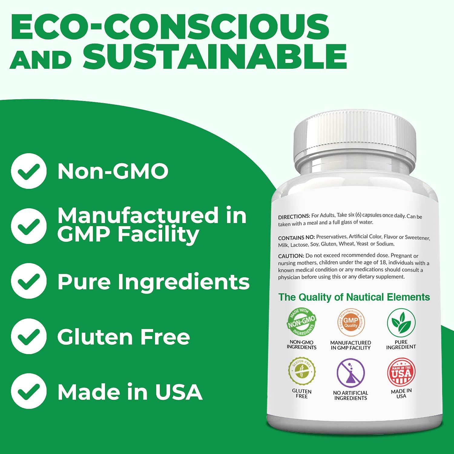 Spirulina Capsules 3000mg - 40 Servings Of Organic Spirulina Capsules — Amazon image 5