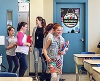 Vista 2 de FaCraft Letrero de bienvenida para decoración de puerta de aula de 11.5 pulgadas, letrero personalizado para puerta de profesor, letrero