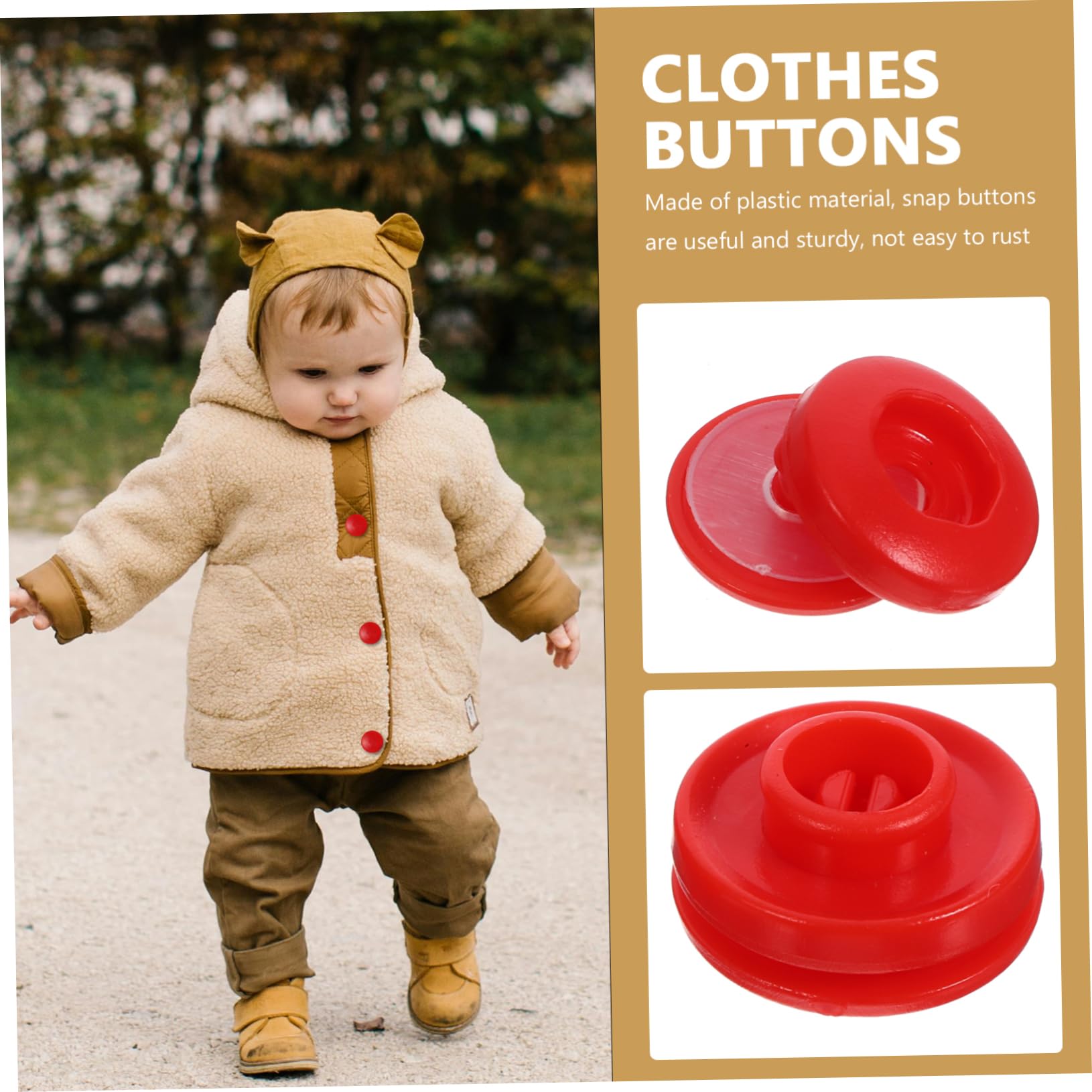 TEHAUX 500sätze Snap Buttons Nähfreie Kunststoff Druckknöpfe Für Basteln Für Kleidung Babybekleidung Hüte Und Praktisch Und Einfach Zu Verwenden