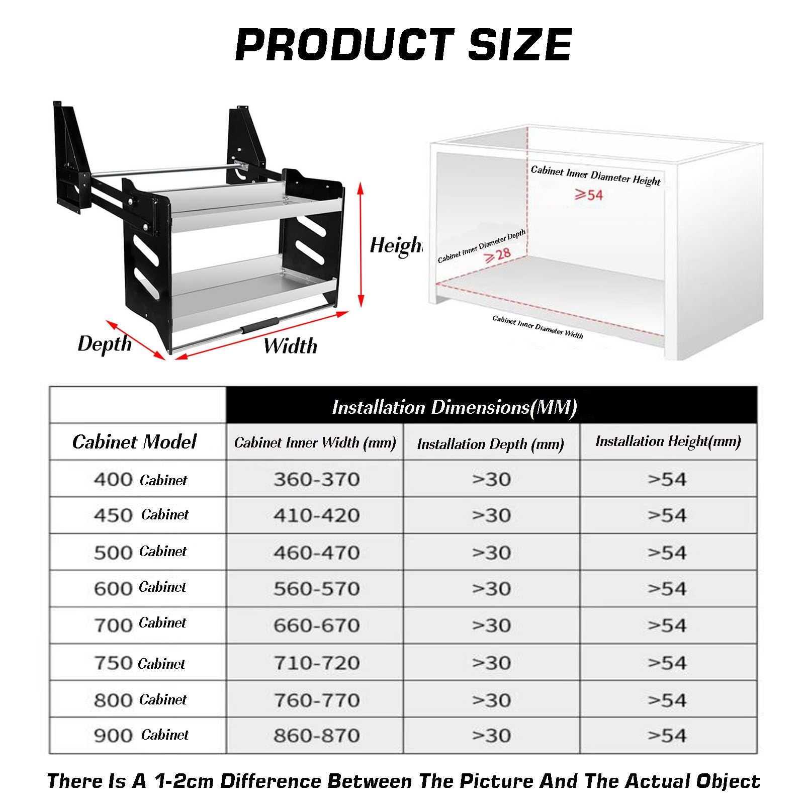 2-stufiger Pull-Down-Wandschrank-Aufbewahrungsorganisator, Hochleistungs-Ausziehschrankregal, Tragkraft 30 Kg, Geeignet For Küchenbars Und Restaurants(600mm cabinet)