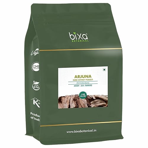 Extracto seco de Arjuna en polvo (TERMINALIA ARJUNA)  30% taninos  2.2 lbs  Por Bixa Botanical