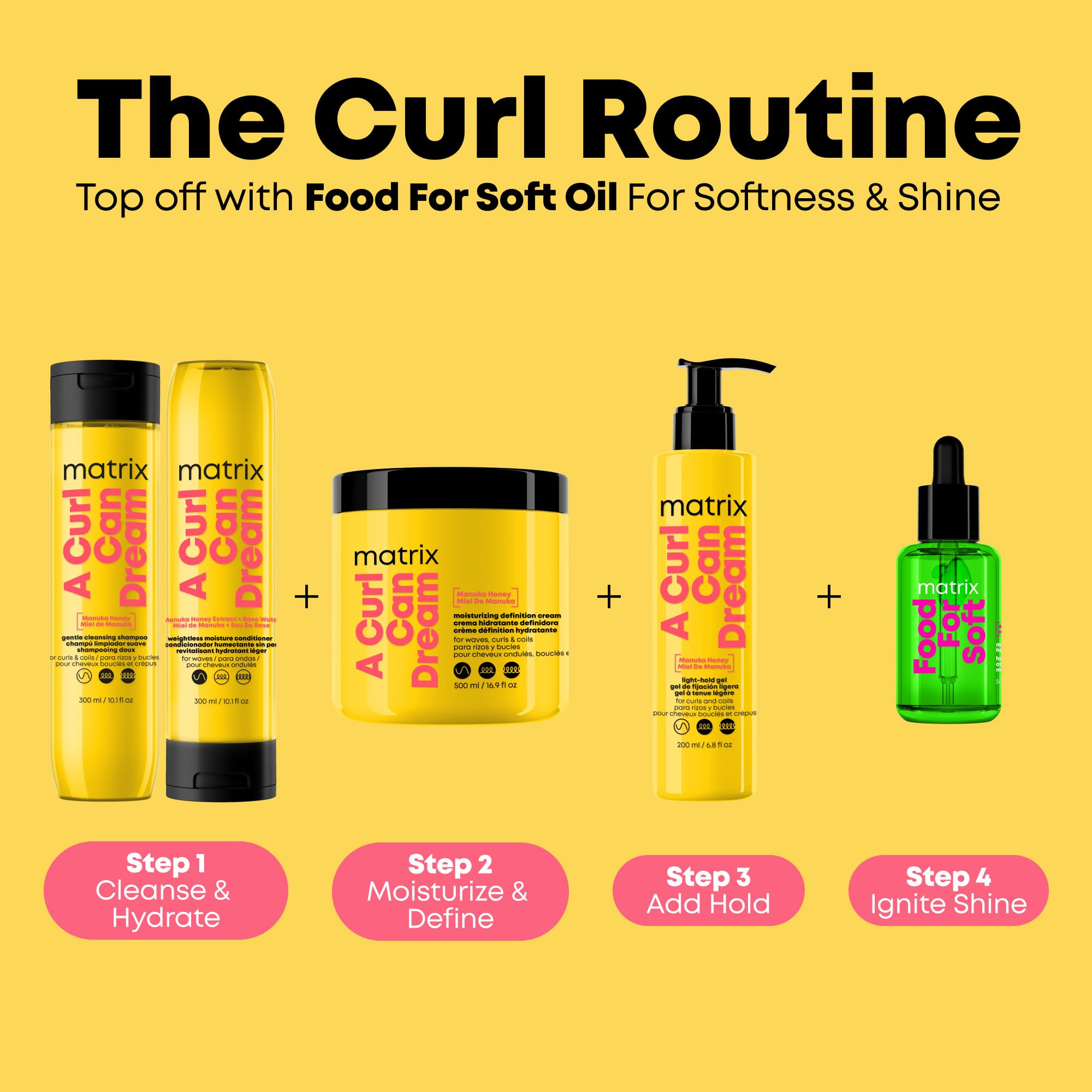 Matrix A Curl Can Dream Deep Cleansing Shampoo for Curly & Coily Hair