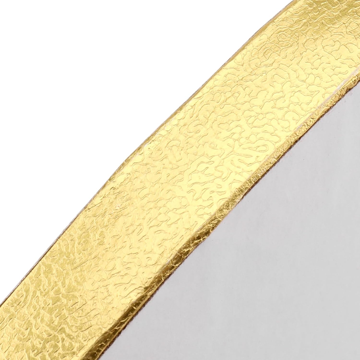 MANCHAP 15 PCS 12 Inch Cake Board Drums, Gold Flat Cake Drums, Corrugated Paper Board Golden Cake Boards Rounds for Cake, Pizza - Image 3