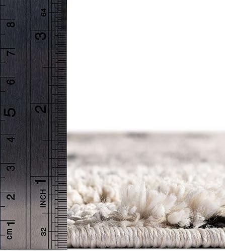 Miniatura 5 de Unique Loom Cherokee Collection Gatlinburg - Alfombra de área (2 pies x 6 pies 1 pulgada, color blanco y negro)