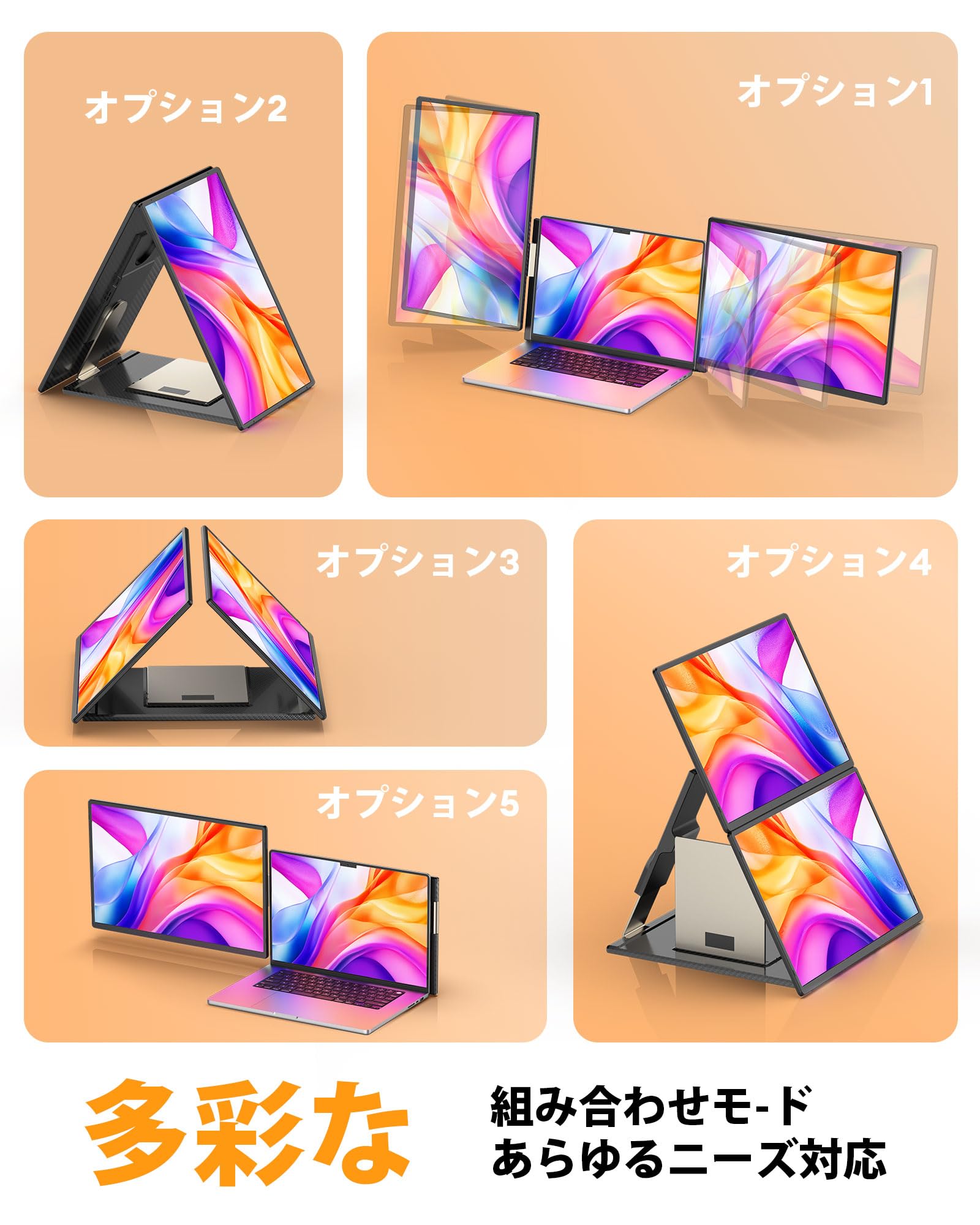 Amazon.co.jp: NGTeco 16インチ モバイルディスプレイ 1920×1200P IPS