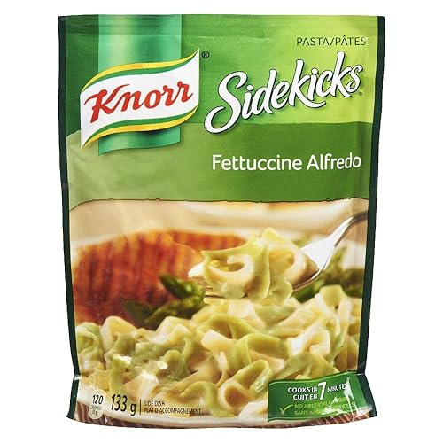 Knorr Sidekicks Fettucine Alfredo Pasta Guarnición 4.69 oz - Importado de Canadá