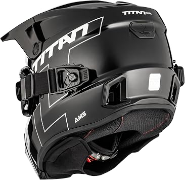 Solid CKX Titan AMS Helmet with Apex Goggle by CKX