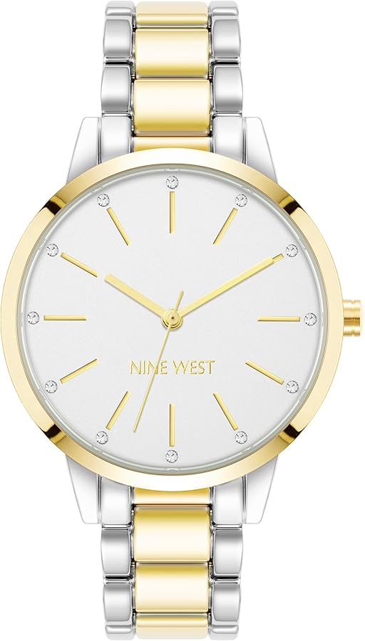 Amazon.com: Nine West Women's Genuine Crystal Accented Bracelet