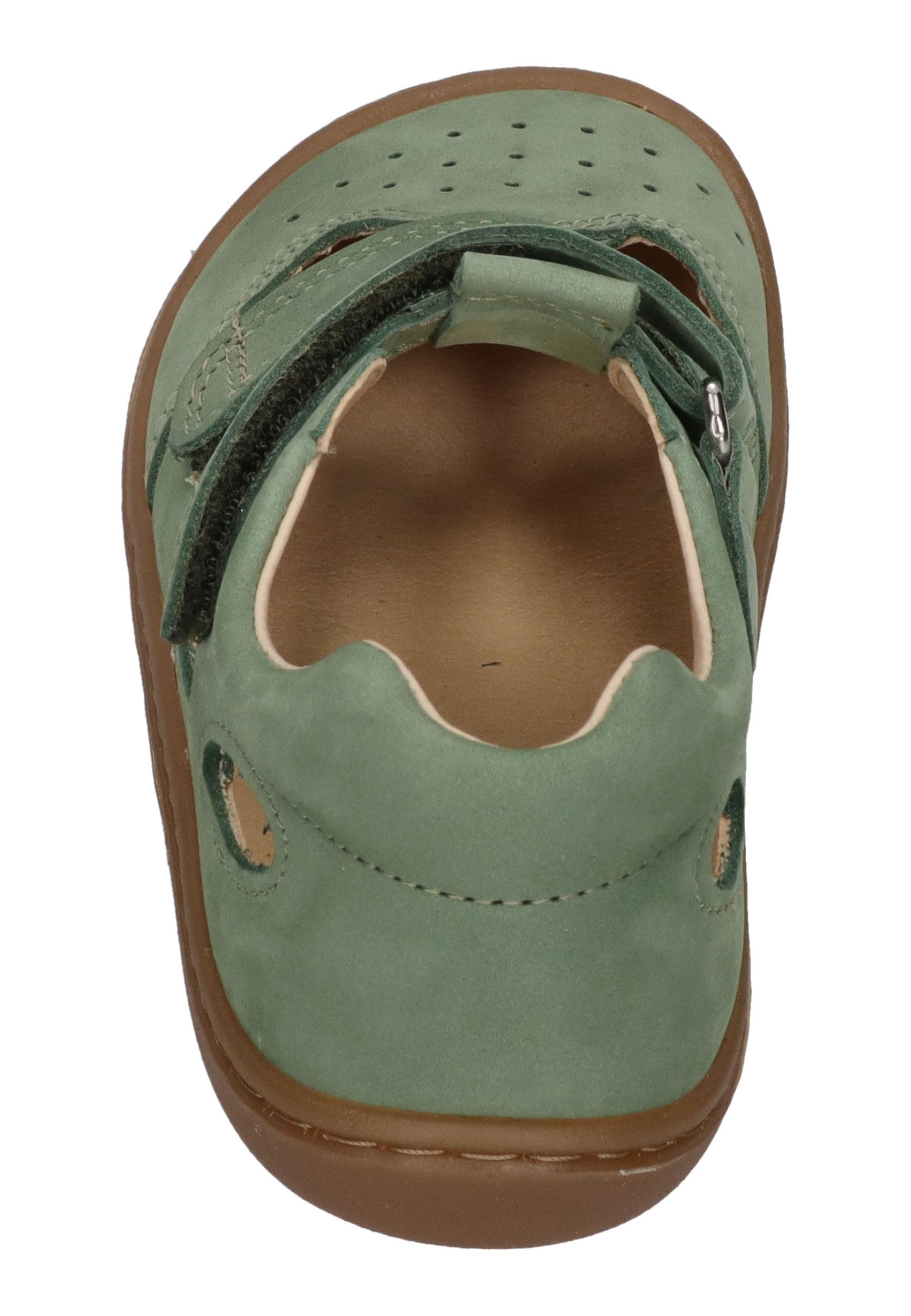 Koel Sandali primi passi Barefoog BEP pelle verde, Oliva, 29 EU