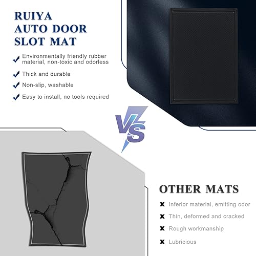 Miniatura 6 de R RUIYA Maverick - Alfombrillas con ranura para puerta 2023 2022 para Ford Maverick 2023 2022, almohadilla antideslizante para ranura de puerta,