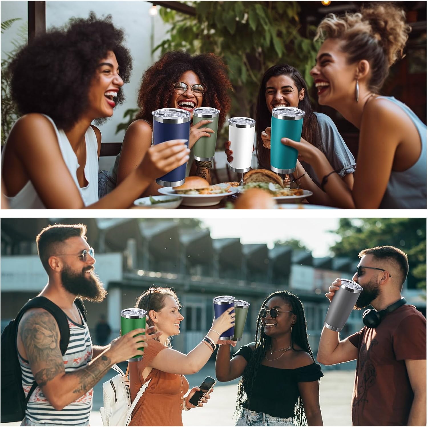 Hsei 72 Pcs Stainless Steel Tumbler Bulk 20 oz Insulated Tumbler Cup Double Wall Vacuum Coffee Mug for Back to School Wedding Birthday Party Coworker Teacher Appreciation Gifts(Mix Color) - Image 6