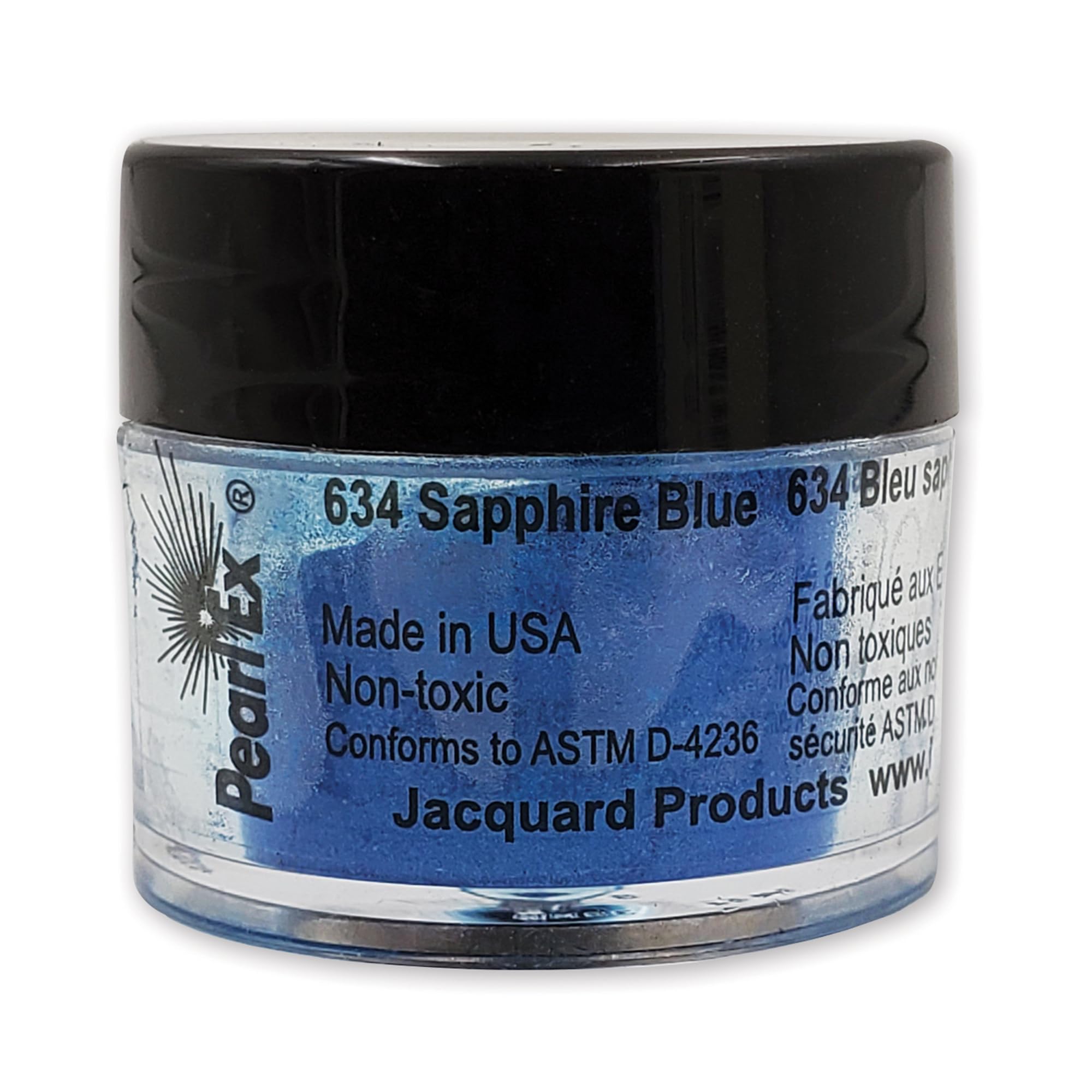 Jacquard Pearl Ex Pigment Powder 3 Grams Sapphire Blue - Loose Mica Powder for Epoxy Resin, Watercolors, Calligraphy Ink & Clay - Epoxy Pigment Powder - Epoxy Resin Color โ image 1