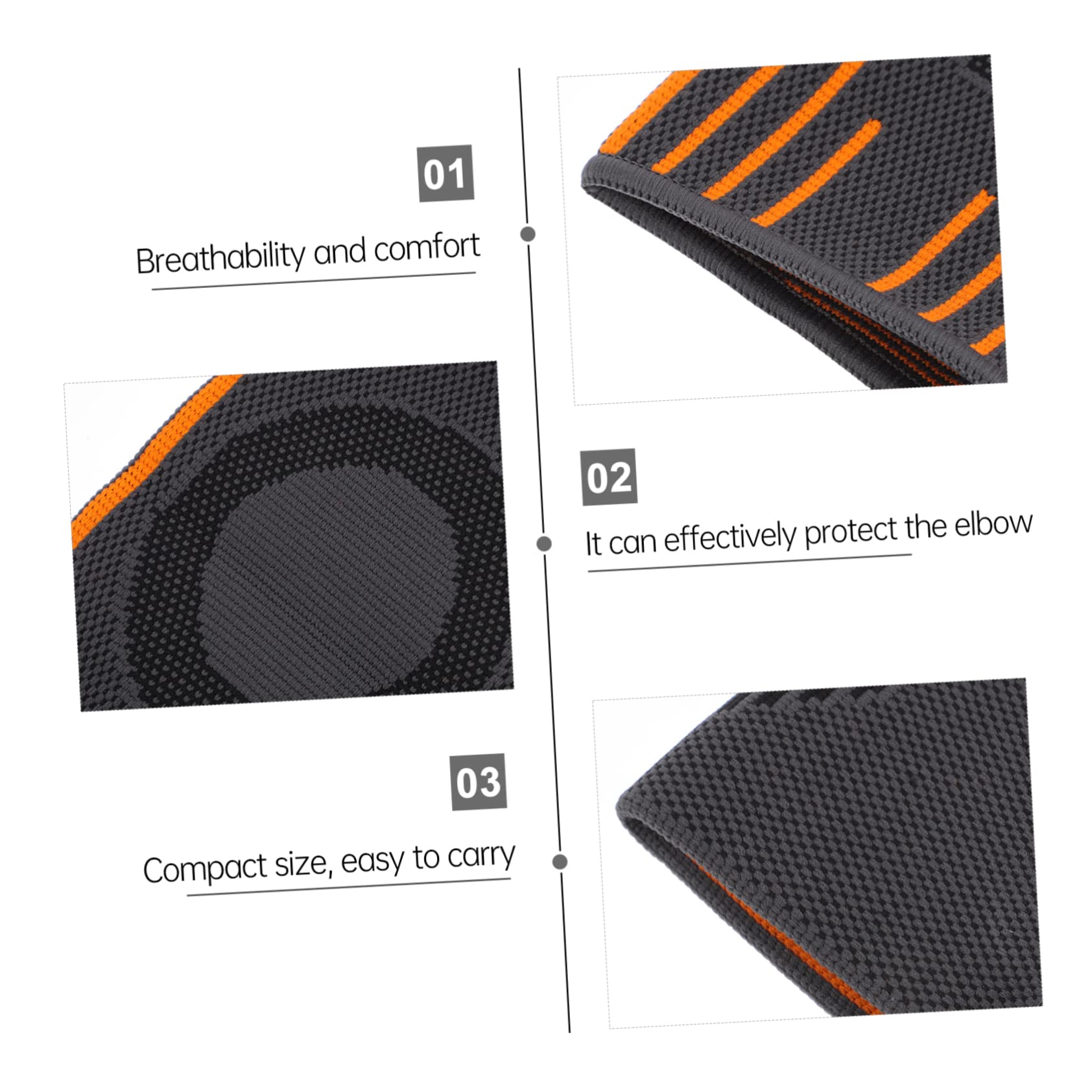 ifundom Sports Elbow Protector Durable Thicken Elbow Guard for Basketball Football and Volleyball Breathable Support for Men and Women Portable and Easy to Maintain
